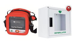 BSS - Primedic myPAD BAS + AED-Wandkasten Metall mit Alarm, Bundle