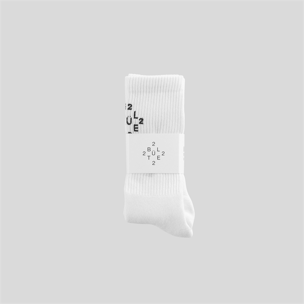 Diamond Logo Socks White
